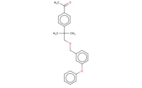 ETHANONE, 1-(4-(1,1-DIMETHYL-2-((3-PHENOXYPHENYL)METHOXY)ETHYL)PHENYL)-